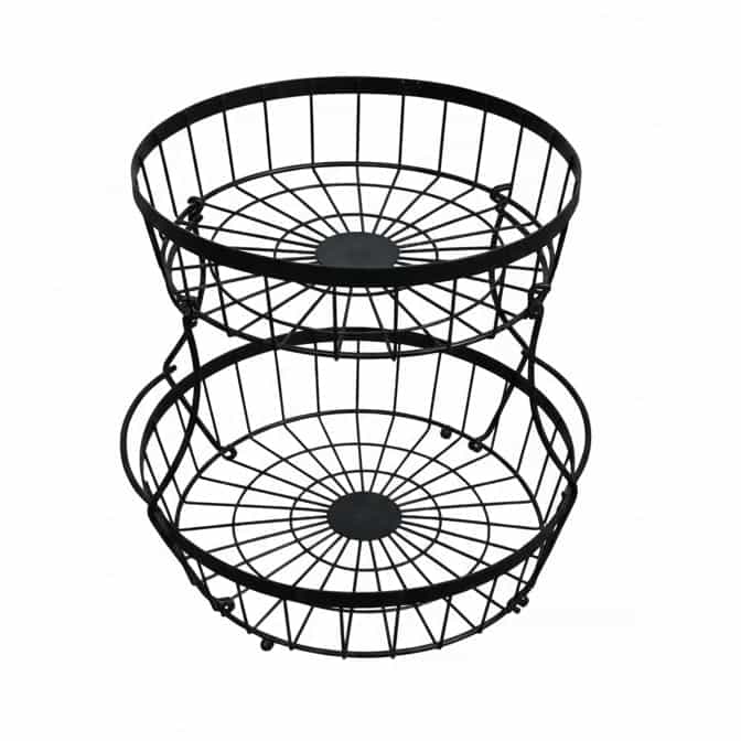 Detachable 2 tier fruit and vegetable basket thumbnail 2