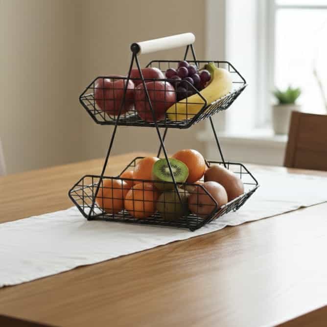 Super Stylish 2 Tier Basket thumbnail 3
