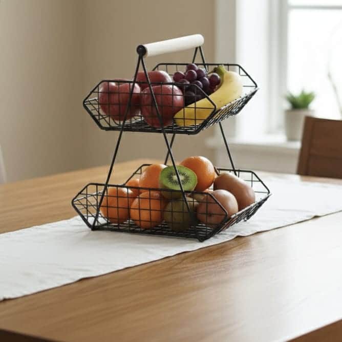 Super Stylish 2 Tier Basket